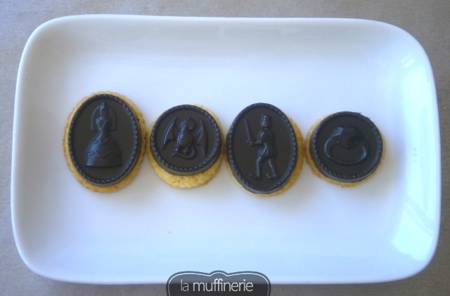 Camafeos de galleta y chocolate- La Muffinerie.com